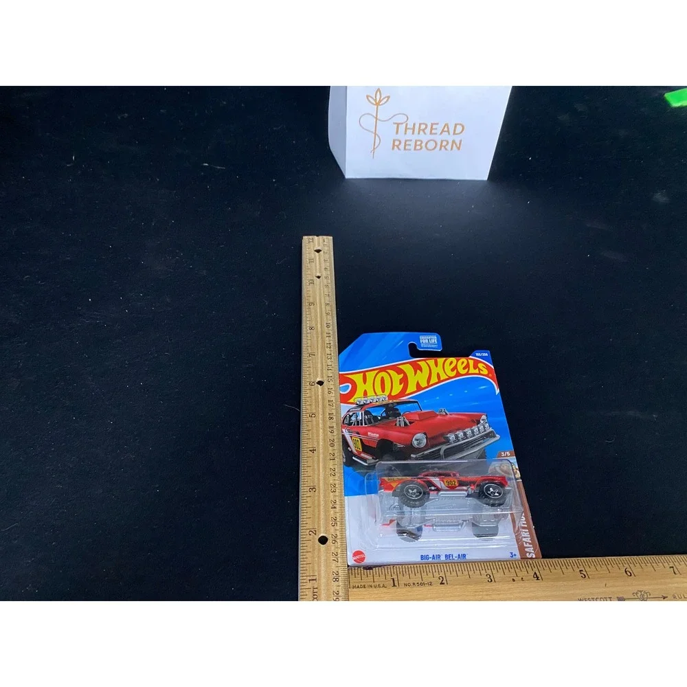 Hot Wheels Big-Air‎ Bel Air 155/250 Red 55 Chevy Diecast Car 2023 Safari Series